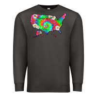 Smoke lgbtq america map Premium Sweatshirt - HRA Design Shop