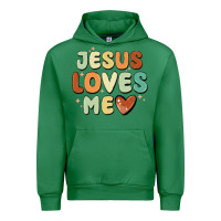 Emerald jesus loves me Urban Hoodie - MaliasSmallBusiness