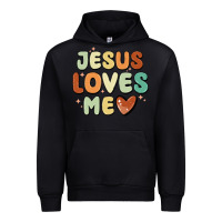 Foreset Green jesus loves me Urban Hoodie - MaliasSmallBusiness