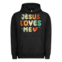 Pigment Black jesus loves me Urban Hoodie - MaliasSmallBusiness