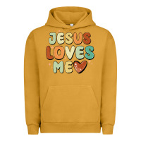 Pigment Peanut Butter jesus loves me Urban Hoodie - MaliasSmallBusiness