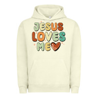 Pigment Pistachio jesus loves me Urban Hoodie - MaliasSmallBusiness
