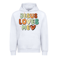 White jesus loves me Urban Hoodie - MaliasSmallBusiness