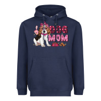 Navy dog mom Heavyweight Hoodie - Zillion Design Studio