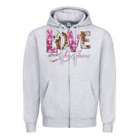 Heather Grey love like jesus Zipper Hoodie - texasbilliewilder