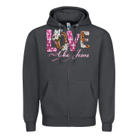 Smoke love like jesus Zipper Hoodie - texasbilliewilder