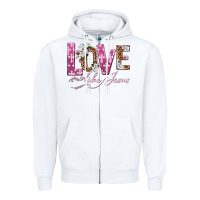 White love like jesus Zipper Hoodie - texasbilliewilder