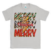 Moon Dust merry christmas lightning bolt Classic Tee - Zillion Design Studio