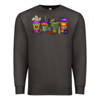 Smoke Halloween Coffee Drink Premium Sweatshirt - RacoonDesign