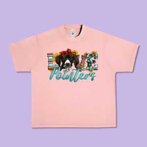 Love German Shorthaired Pointers Urban Heavy Tee Designed By Artiststas