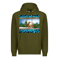 Army Green christmas cookie jar Premium Hoodie - Jasminsmagicworld