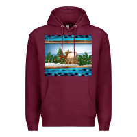 Burgundy christmas cookie jar Premium Hoodie - Jasminsmagicworld