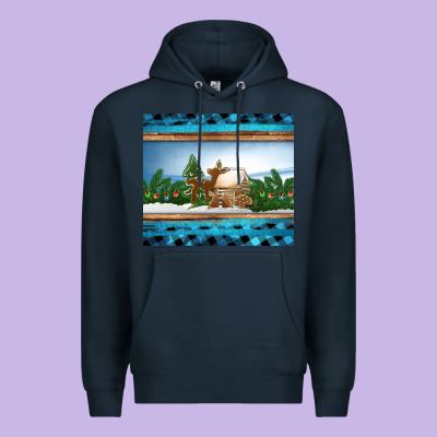 Christmas Cookie Jar Premium Hoodie Designed By Jasminsmagicworld