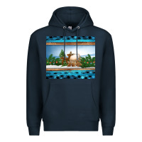 Navy christmas cookie jar Premium Hoodie - Jasminsmagicworld