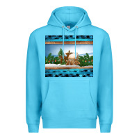 Ocean Blue christmas cookie jar Premium Hoodie - Jasminsmagicworld