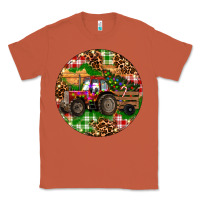 Copper Christmas Farm Red Tractor Classic Tee - RanaPortraitStore