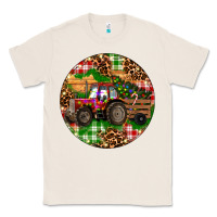 Natural Christmas Farm Red Tractor Classic Tee - RanaPortraitStore