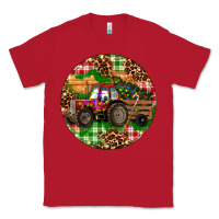 Red Christmas Farm Red Tractor Classic Tee - RanaPortraitStore
