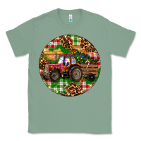 Sage Christmas Farm Red Tractor Classic Tee - RanaPortraitStore