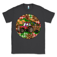 Smoke Christmas Farm Red Tractor Classic Tee - RanaPortraitStore