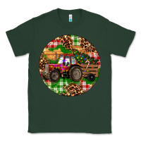Sports Green Christmas Farm Red Tractor Classic Tee - RanaPortraitStore