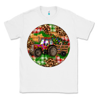 White Christmas Farm Red Tractor Classic Tee - RanaPortraitStore