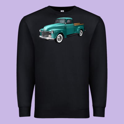 Western Truck Left 34 View Premium Sweatshirt Designed By Fadigitalartstudio