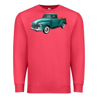 Cardinal western truck left 34 view Premium Sweatshirt - FaDigitalArtStudio