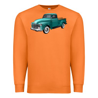 Carrot western truck left 34 view Premium Sweatshirt - FaDigitalArtStudio