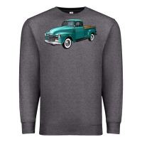 Charcoal Heather western truck left 34 view Premium Sweatshirt - FaDigitalArtStudio