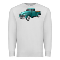 Dove Grey western truck left 34 view Premium Sweatshirt - FaDigitalArtStudio