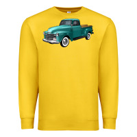 Lemon western truck left 34 view Premium Sweatshirt - FaDigitalArtStudio