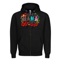 Black badass mama cita Zipper Hoodie - Zillion Design Studio