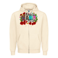 Sandshell badass mama cita Zipper Hoodie - Zillion Design Studio