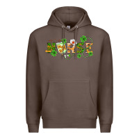 Coffee st patricks day nurse Premium Hoodie - BarkalooDesign