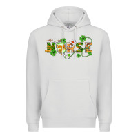 Dove Grey st patricks day nurse Premium Hoodie - BarkalooDesign