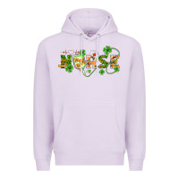 Lilac st patricks day nurse Premium Hoodie - BarkalooDesign