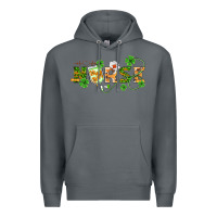 Rock st patricks day nurse Premium Hoodie - BarkalooDesign
