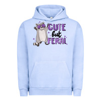 Pigment Grape Ice cute but feral Urban Hoodie - MaliasSmallBusiness