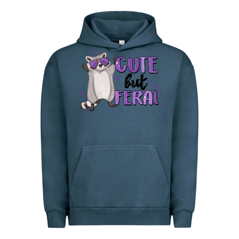 Cute But Feral Urban Hoodie by MaliasSmallBusiness | Teevron