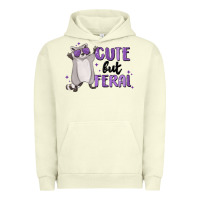 Pigment Pistachio cute but feral Urban Hoodie - MaliasSmallBusiness