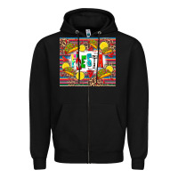 Black taco fiesta Zipper Hoodie - Zillion Design Studio