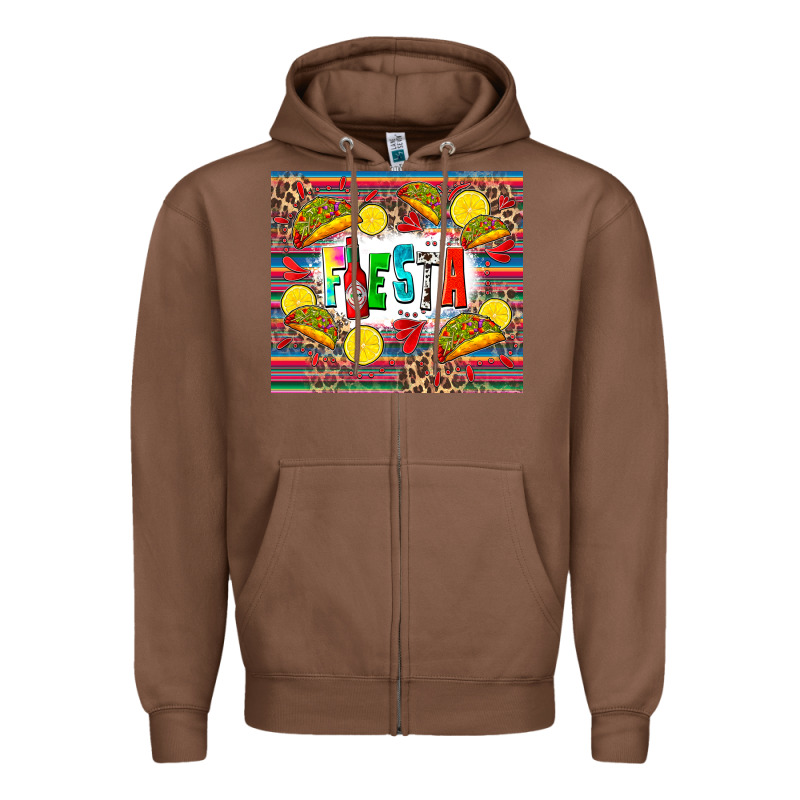 Taco Fiesta Zipper Hoodie by Zillion Design Studio | Teevron
