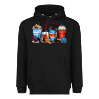 Black hockey begins after coffee cups Heavyweight Hoodie - Zillion Design Studio