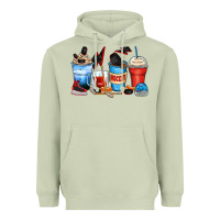 Matcha hockey begins after coffee cups Heavyweight Hoodie - Zillion Design Studio