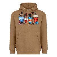 Toasted Coconut hockey begins after coffee cups Heavyweight Hoodie - Zillion Design Studio
