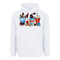 Hockey Begins After Coffee Cups Heavyweight Hoodie | Teevron