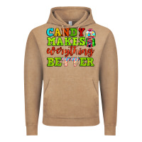 Vintage Coffee candy makes everything better Vintage Hoodie - AdoDesignShop