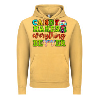 Vintage Mustard candy makes everything better Vintage Hoodie - AdoDesignShop