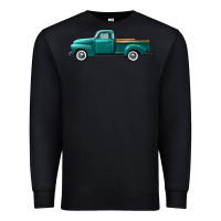 Black western truck left side view Premium Sweatshirt - FaDigitalArtStudio